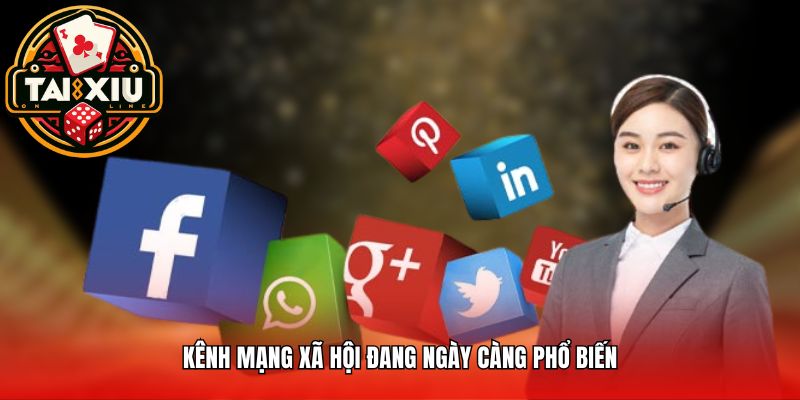 Kênh mạng xã hội đang ngày càng phổ biến